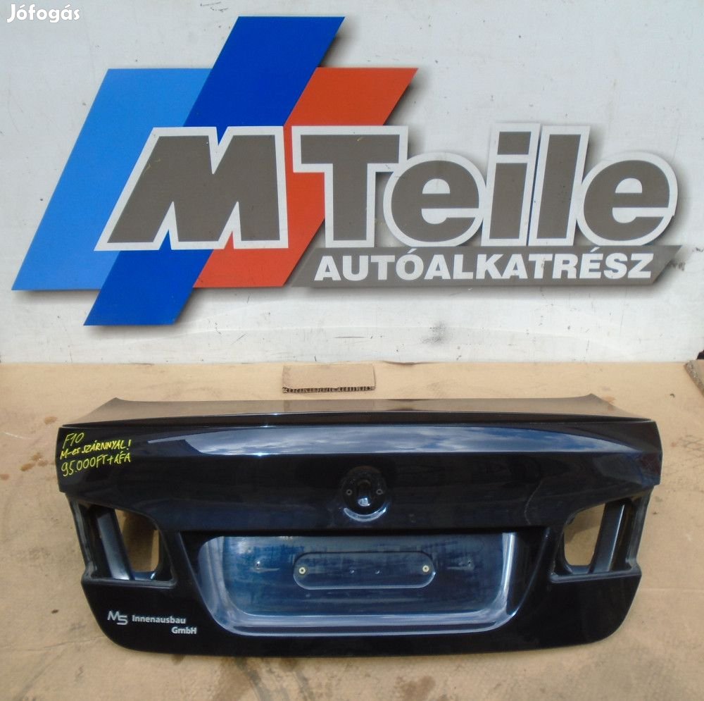 [GYÁRI BONTOTT] BMW - CSOMAGTÉR AJTÓ - 5-ÖS / F10, M-ES SZÁRNNYAL!
